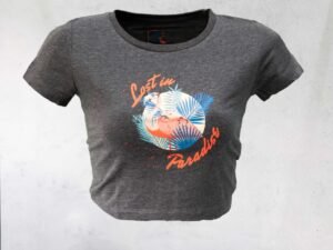 Crop top flamingo