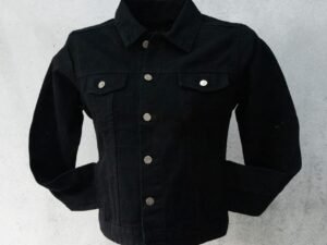 Chamarra Denim Negra
