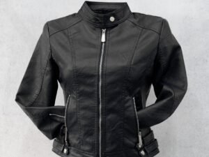 Chamarra Vinipiel Cuello Mao