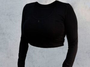 Crop Top. Manga Larga Origo