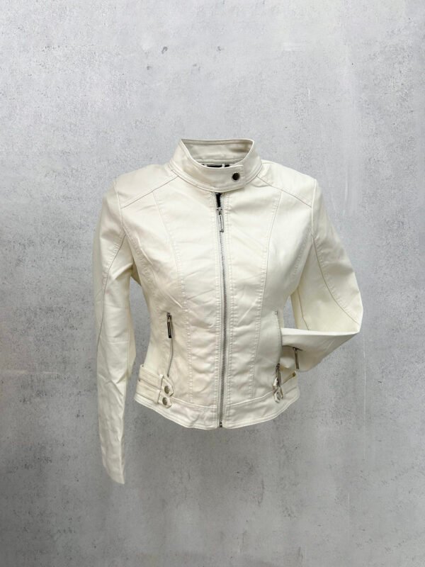 Chamarra Vinipiel Cuello Mao - Imagen 3